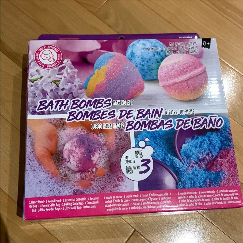 🔥4for$20🔥 NWT/NIB Rainbow Bath Bombs Making Kit